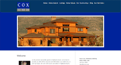 Desktop Screenshot of coxre.com
